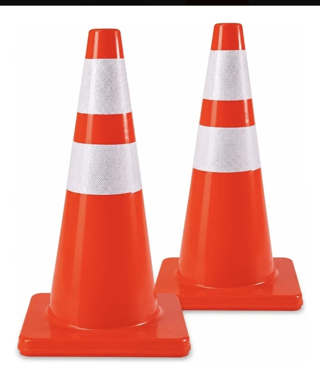Conos de seguridad viales reflectivos
