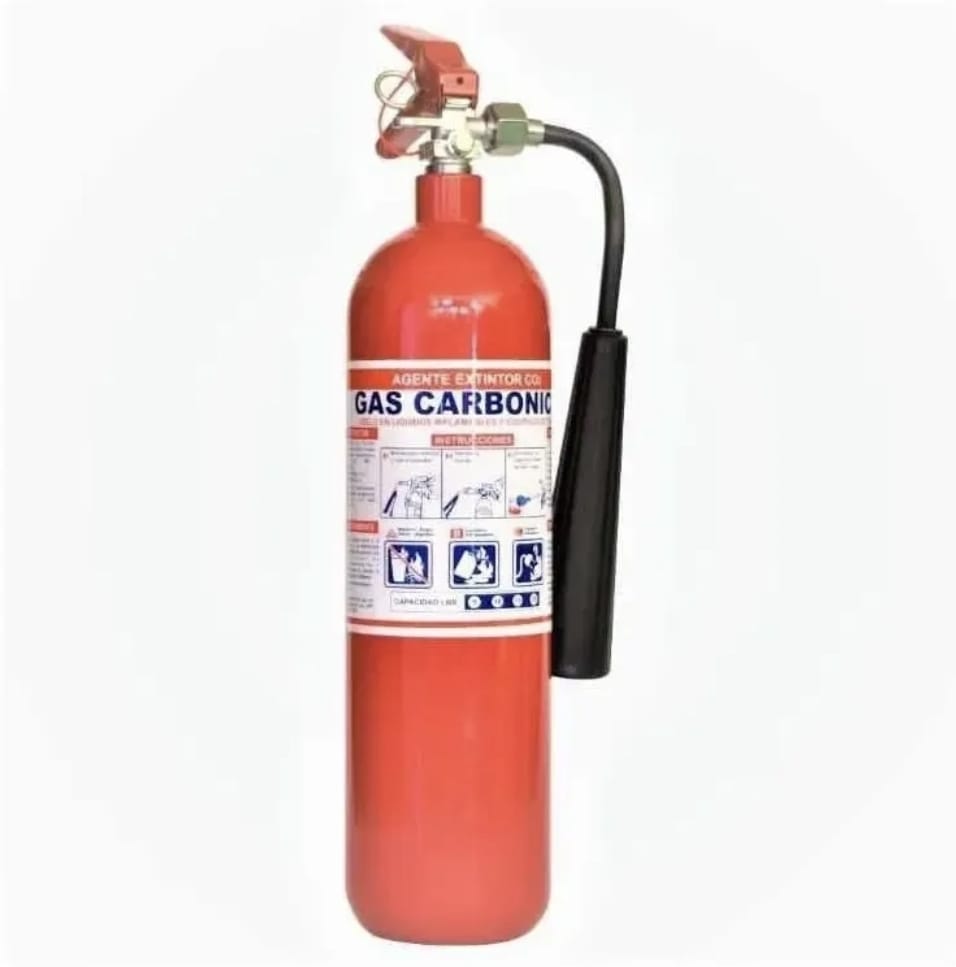 Extintor de CO2 gas carbónico